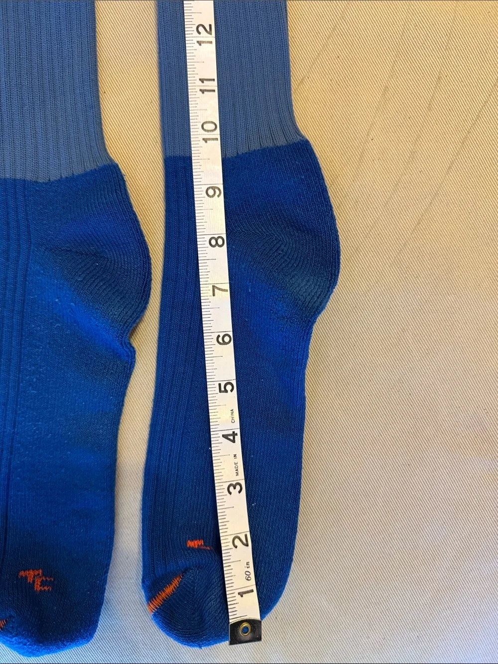 Unisex Soccer Knee-High Socks - Black, White & Blue